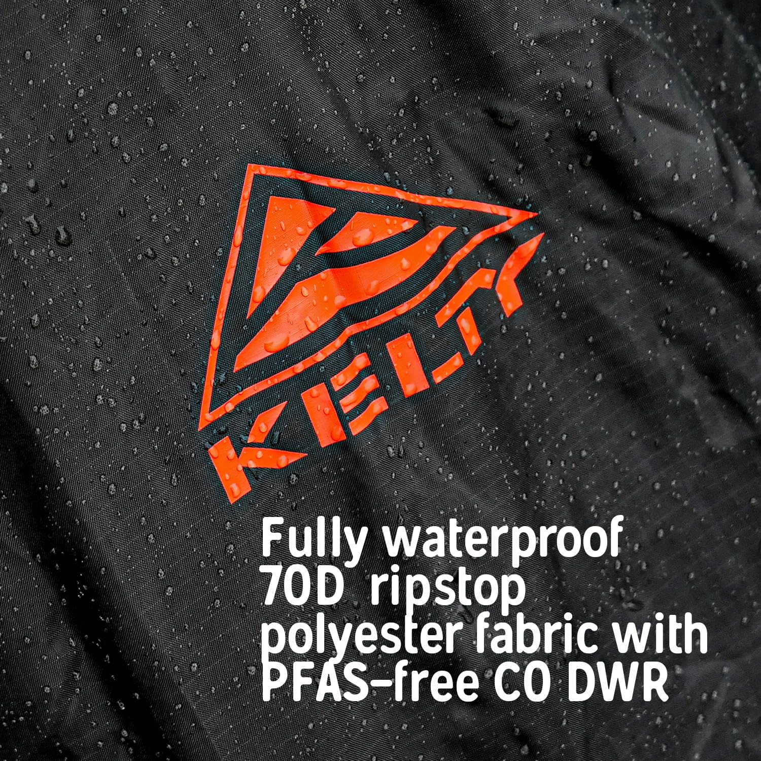 Kelty Backpack Rain Cover, Water Proof Cover for Hiking and Backpacking Packs 30 to 105 Liters, Elastic Cinch, Integrated Stuff Pocket, 2024 Update - Image 4