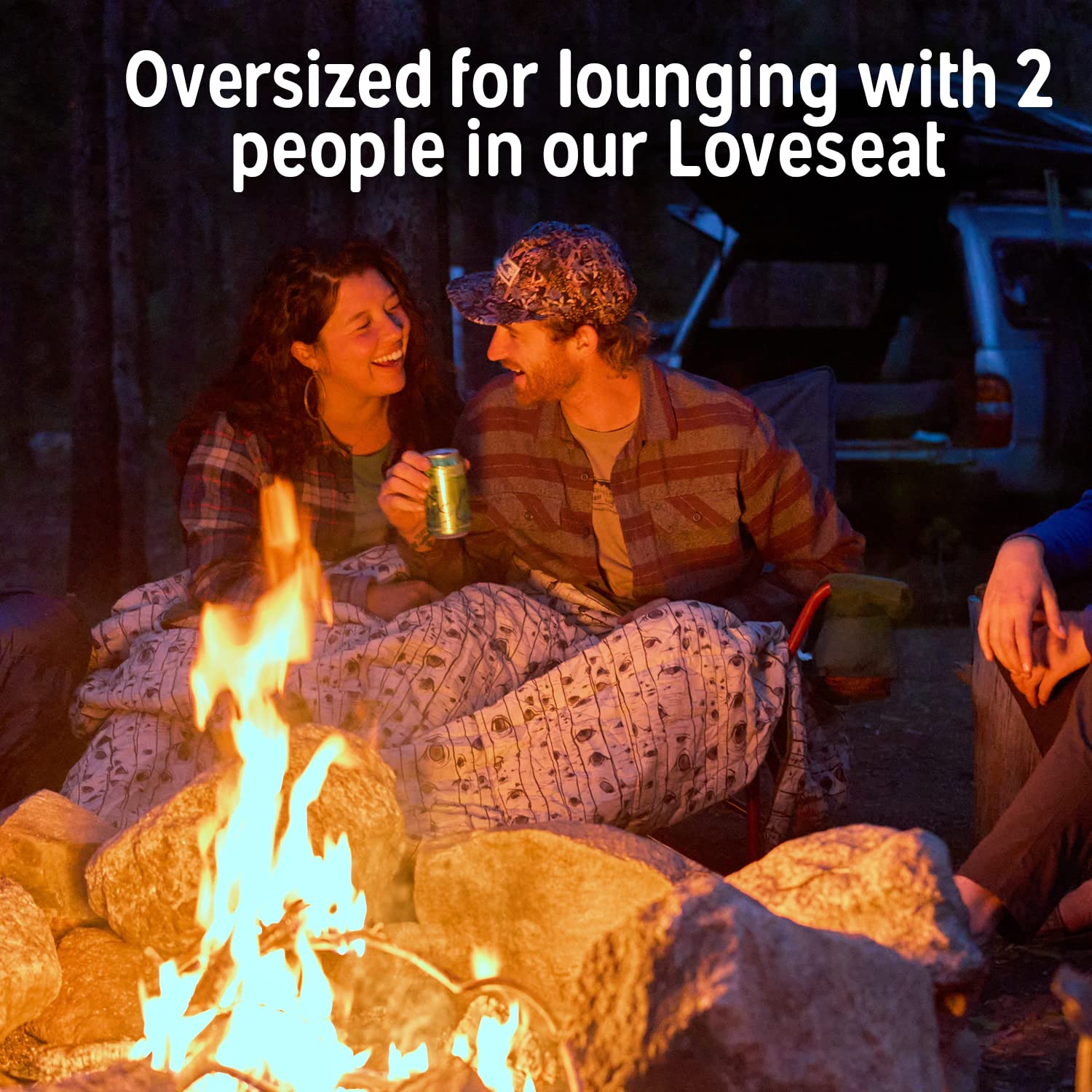 Kelty Biggie Blanket, 2 Person Large Insulated Camping Indoor Outdoor Travel Blanket and Ground Picnic Covering, Updated for 2022 - Image 6