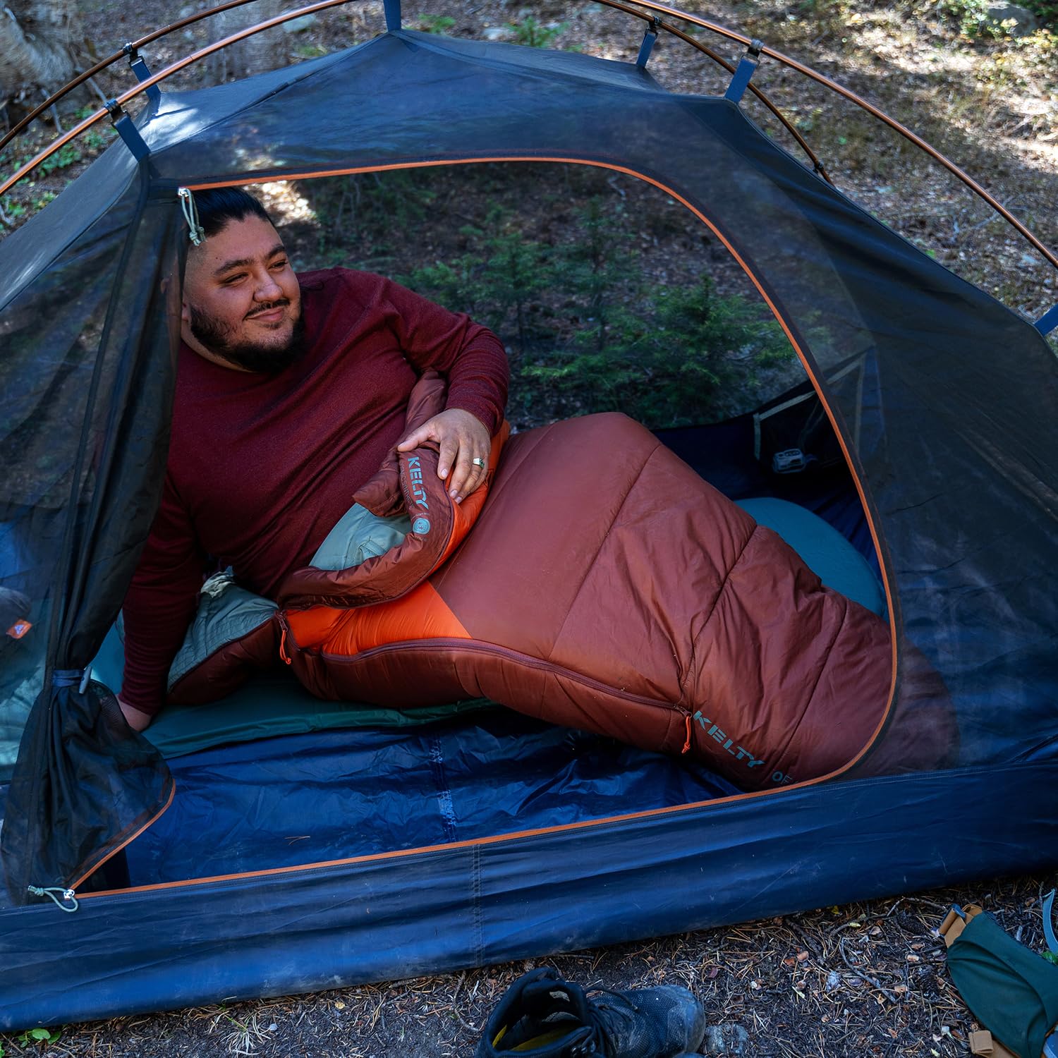 Kelty Cosmic Synthetic Fill 0 Degree Backpacking Sleeping Bag, Regular – Compression Straps, Stuff Sack Included - Image 13