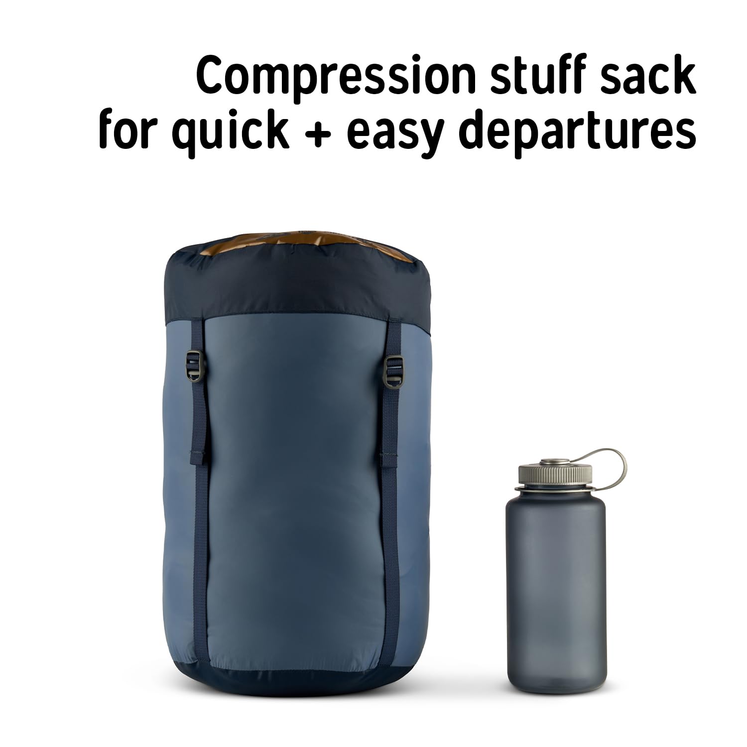 Kelty Cosmic Synthetic Fill 20 Degree Backpacking Sleeping Bag – Compression Straps, Stuff Sack Included - Image 11