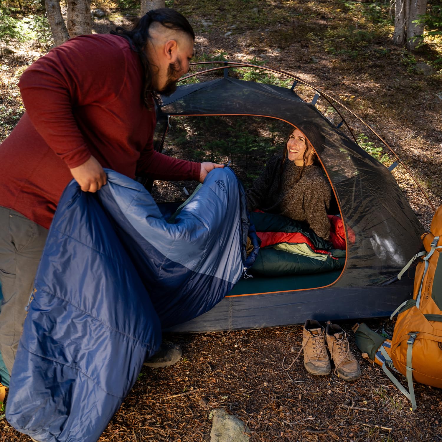 Kelty Cosmic Synthetic Fill 20 Degree Backpacking Sleeping Bag – Compression Straps, Stuff Sack Included - Image 13