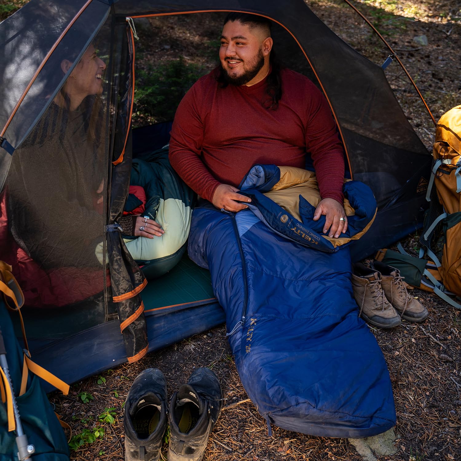 Kelty Cosmic Synthetic Fill 20 Degree Backpacking Sleeping Bag – Compression Straps, Stuff Sack Included - Image 16