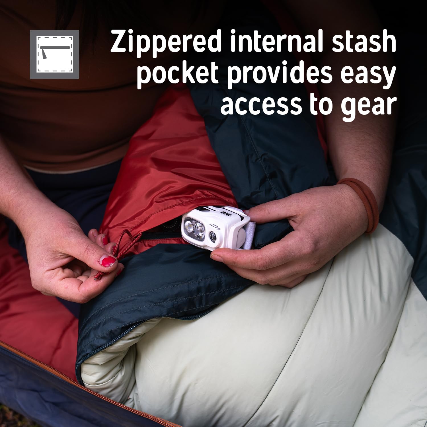 Kelty Cosmic Synthetic Fill 20 Degree Backpacking Sleeping Bag – Compression Straps, Stuff Sack Included - Image 9