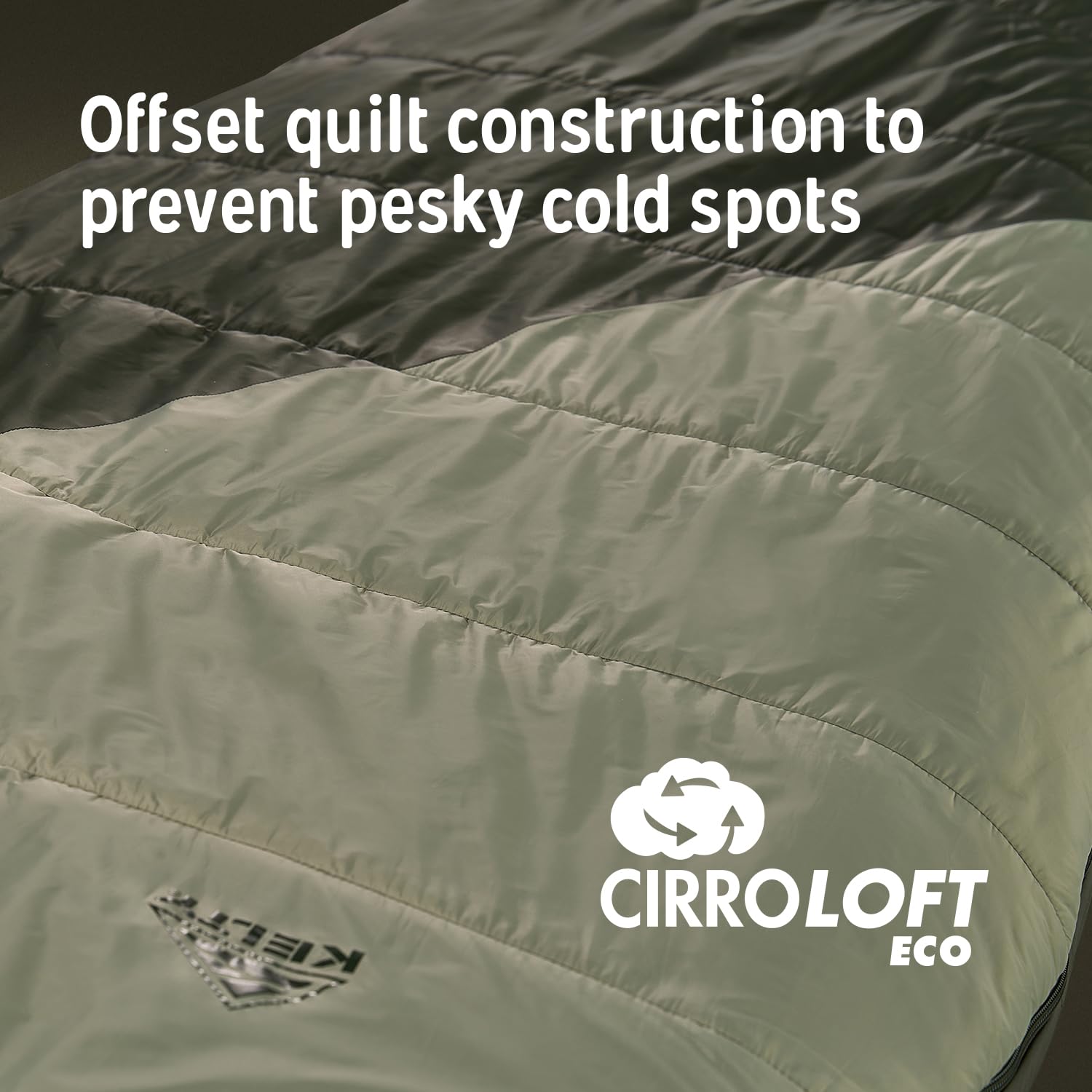 Kelty Cosmic Synthetic Fill 40 Degree Backpacking Sleeping Bag with Compression Straps, Compact and Lightweight, 2022 - Image 7