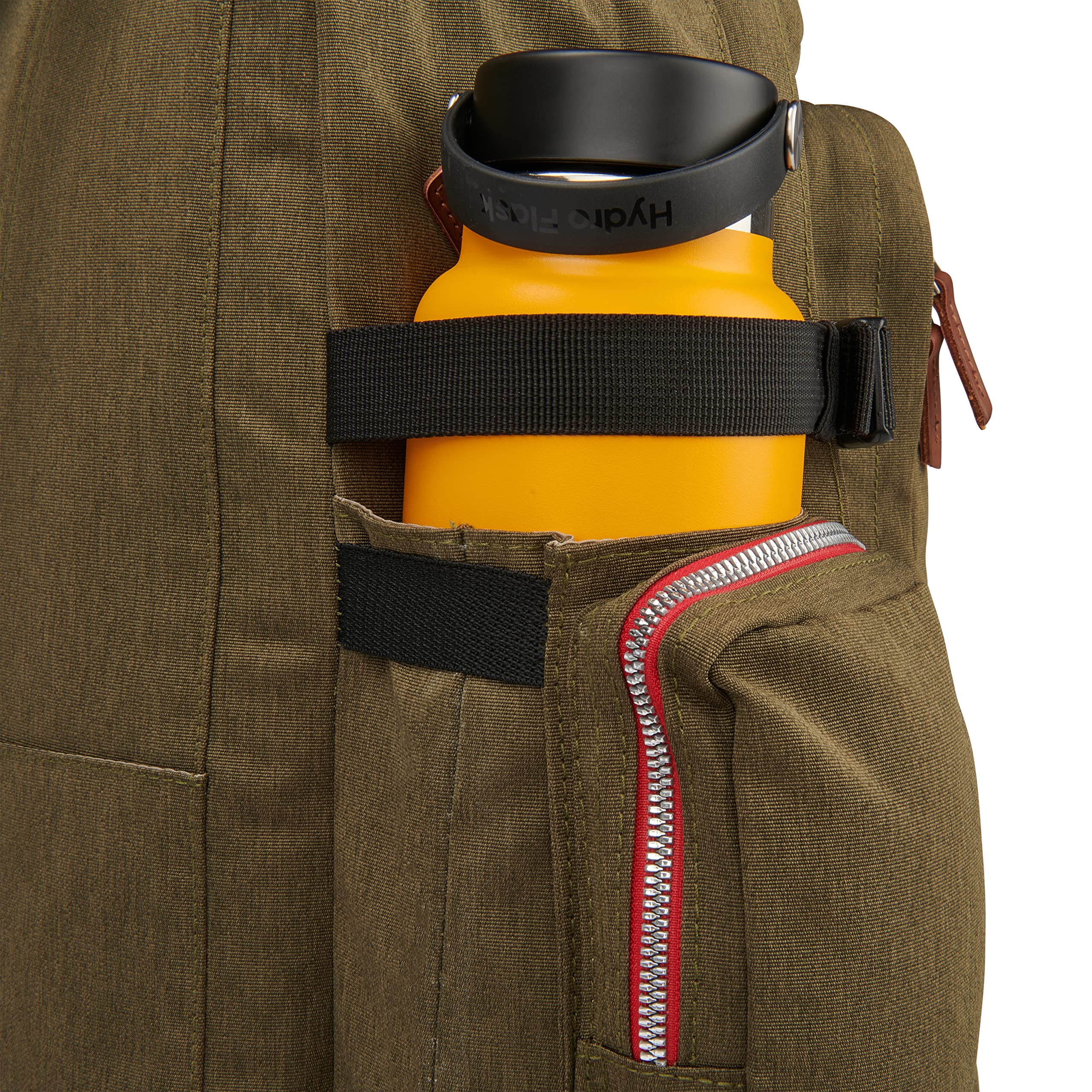 Kelty Fairbank 29L - Origins Collection Backpack, 29L Daypack with Classic Design, Padded Laptop Sleeve, Hydration Compatible, TSA Carry On Friendly, Vegan Leather Accents, 2023 (Burnt Olive) - Image 7