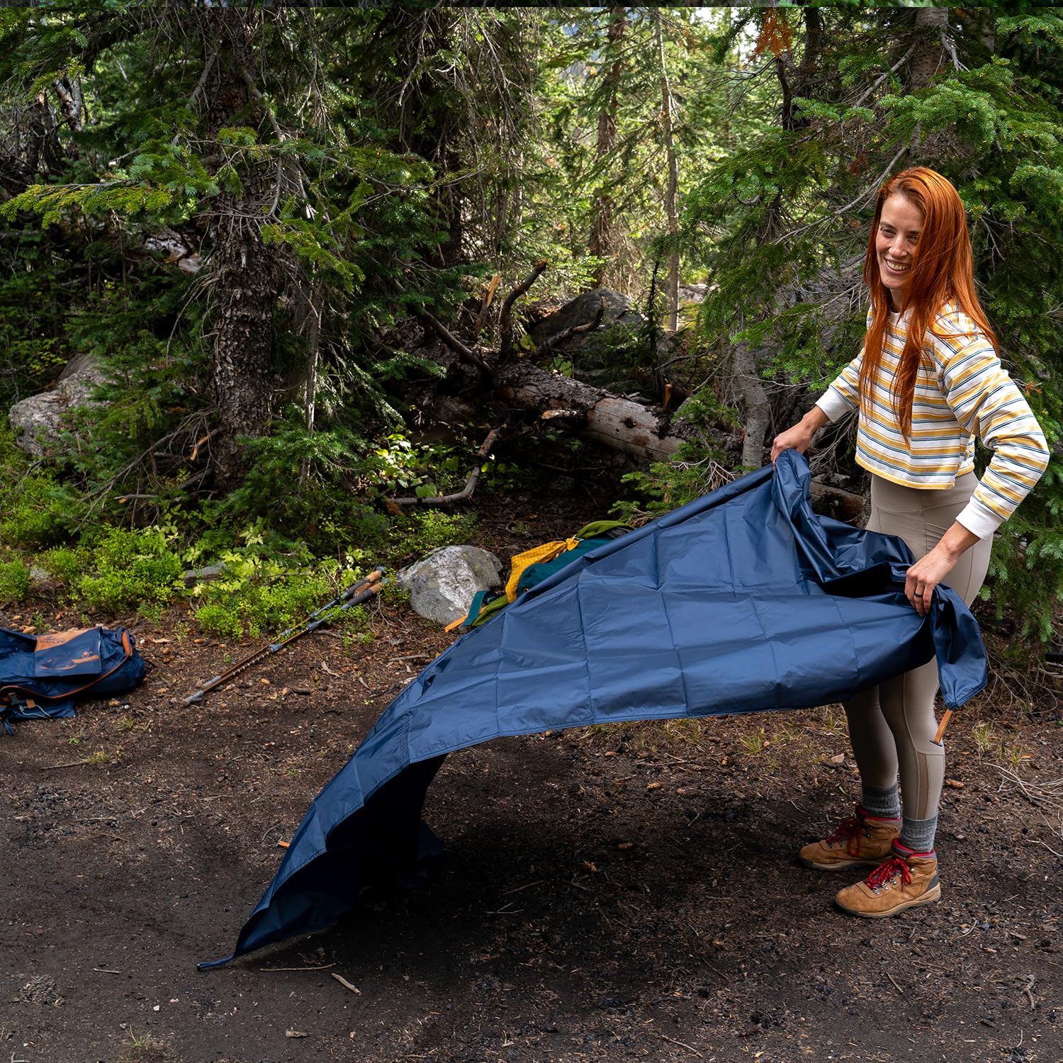 Kelty Late Start Tent Footprint (Footprint ONLY) – Lightweight, Water Resistant, Fitted Ground Sheet, Updated for 2024 - Image 6