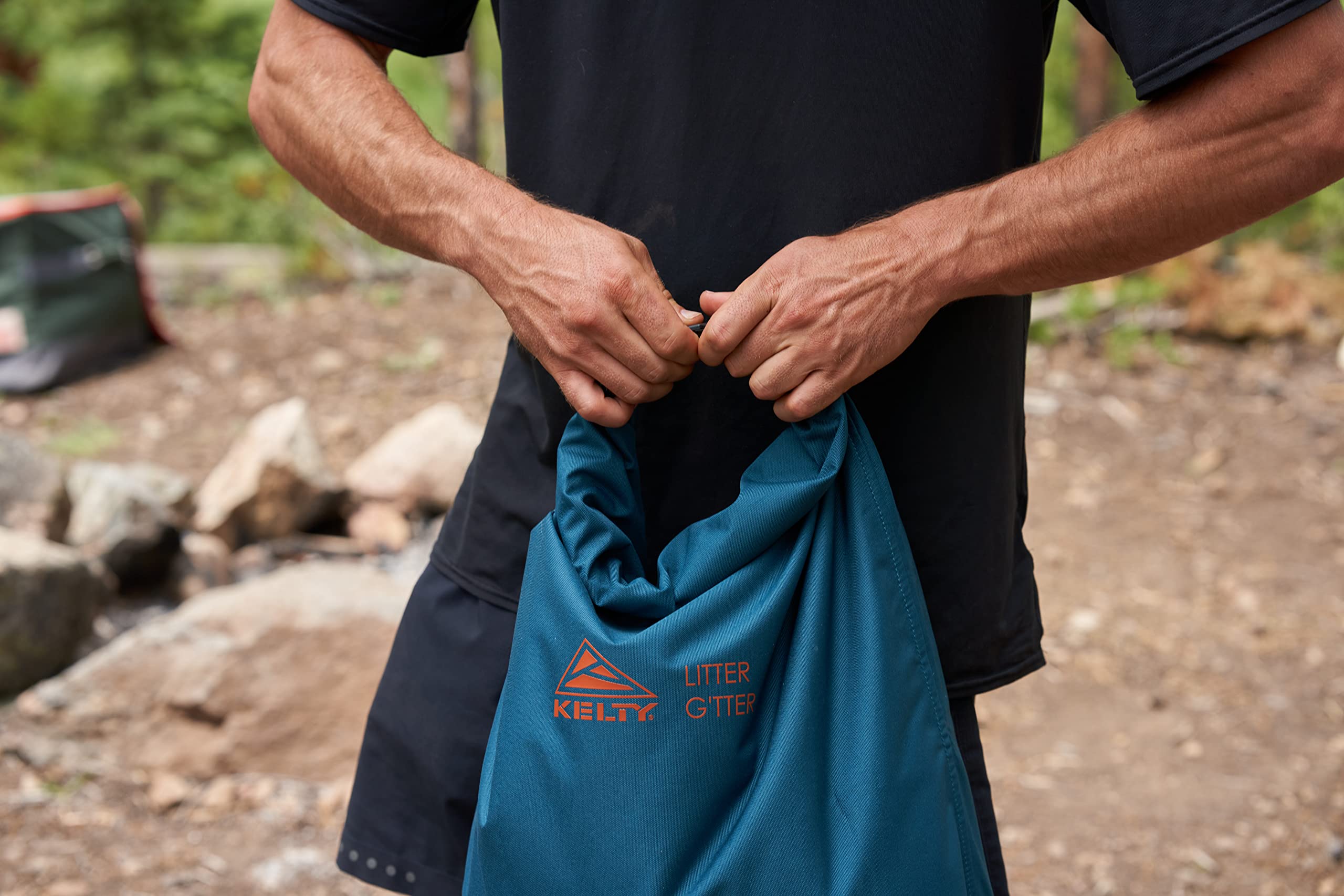 Kelty Litter G’tter Reusable Heavy Duty Garbage Bag and Carry Sack for Firewood, Cans, and Campsite Trash – Puncture + Water Resistant Fabric, Roll Top, 30L Capacity - Image 7