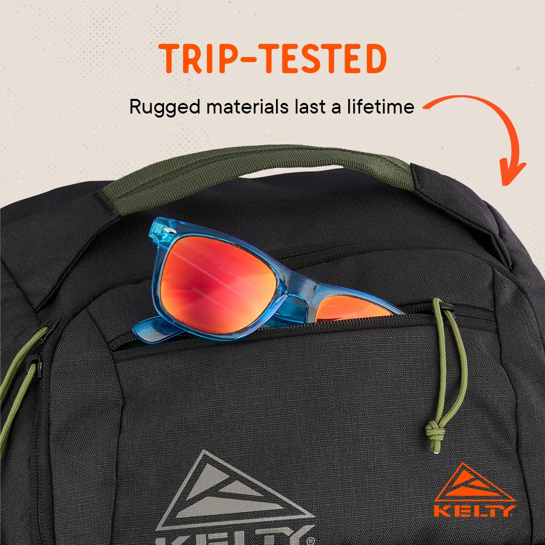 Kelty | Redwing Traveler Backpacks, Travel Pack for Adventure Travel | Burnt Olive & Black - Image 7