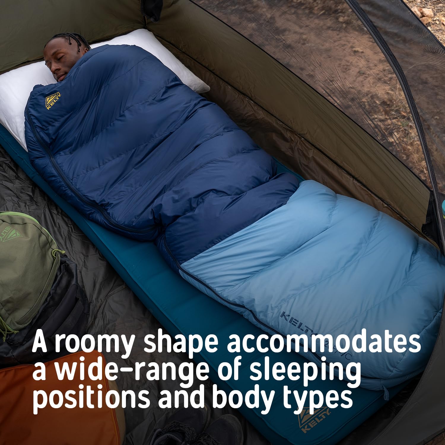 Kelty Supernova Down Sleeping Bag, Compact + Lightweight, Roomy Shape for All Body Types and Sleep Positions, Recycled Shell Fabrics - Image 10