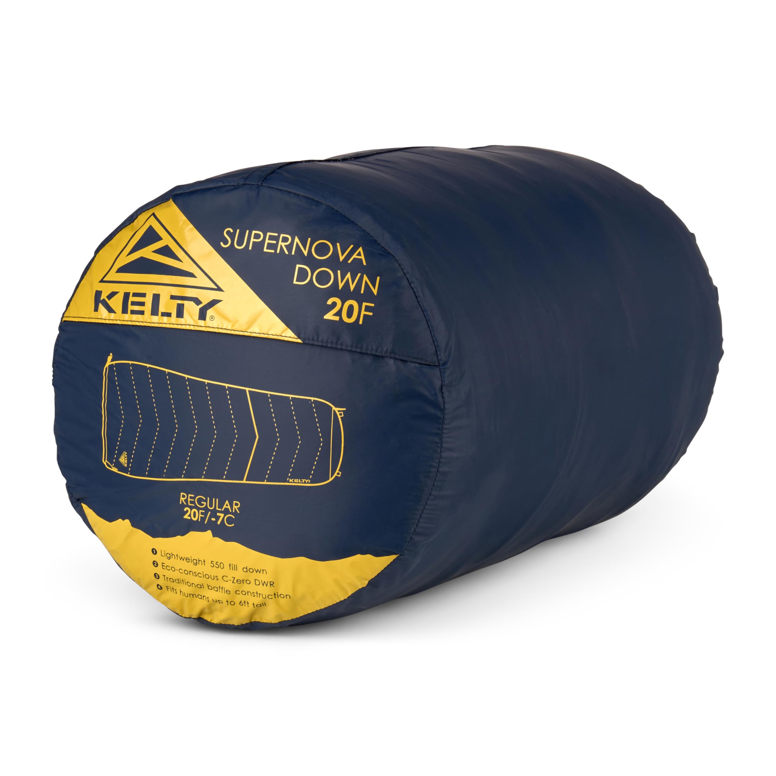 Kelty Supernova Down Sleeping Bag, Compact + Lightweight, Roomy Shape for All Body Types and Sleep Positions, Recycled Shell Fabrics - Image 15