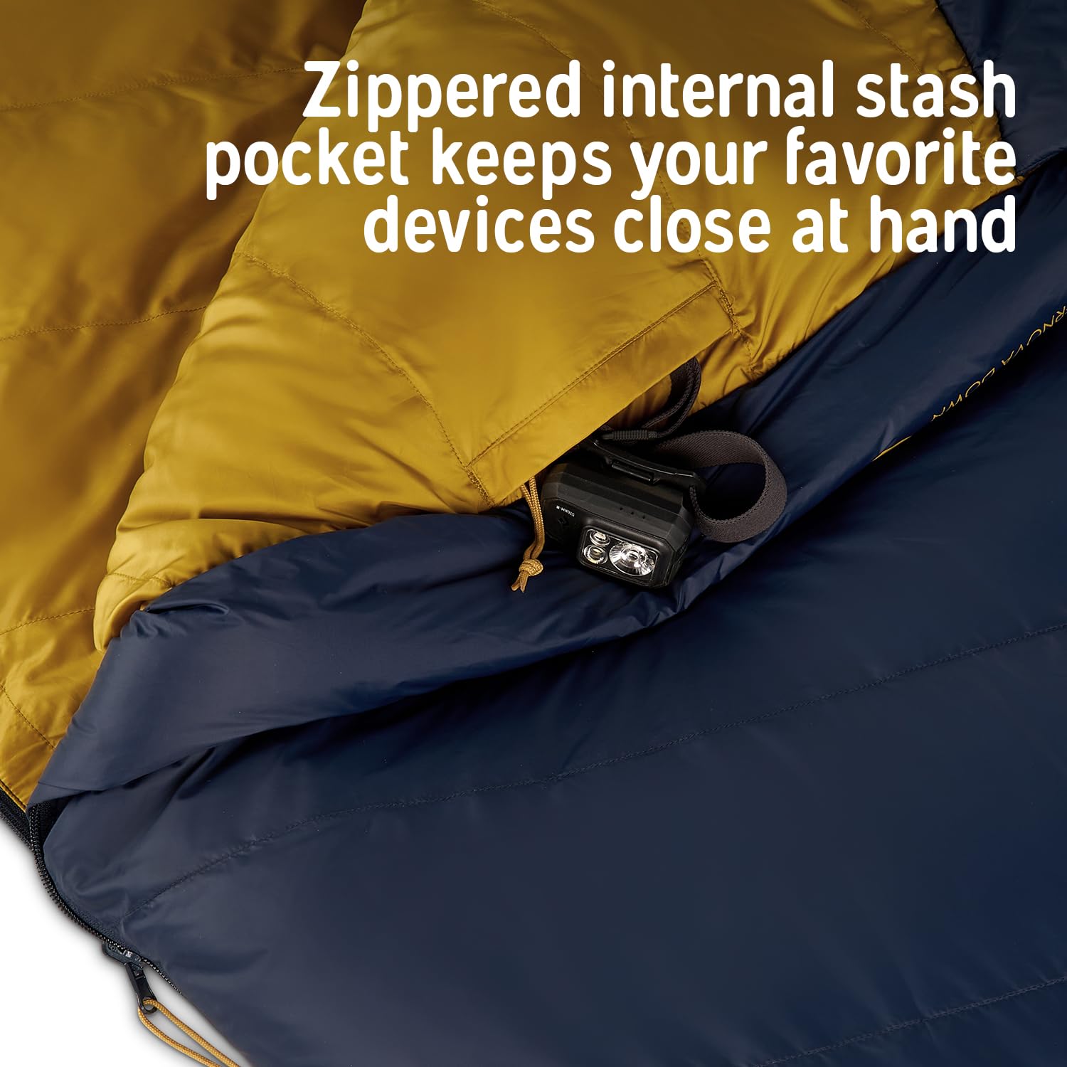 Kelty Supernova Down Sleeping Bag, Compact + Lightweight, Roomy Shape for All Body Types and Sleep Positions, Recycled Shell Fabrics - Image 9